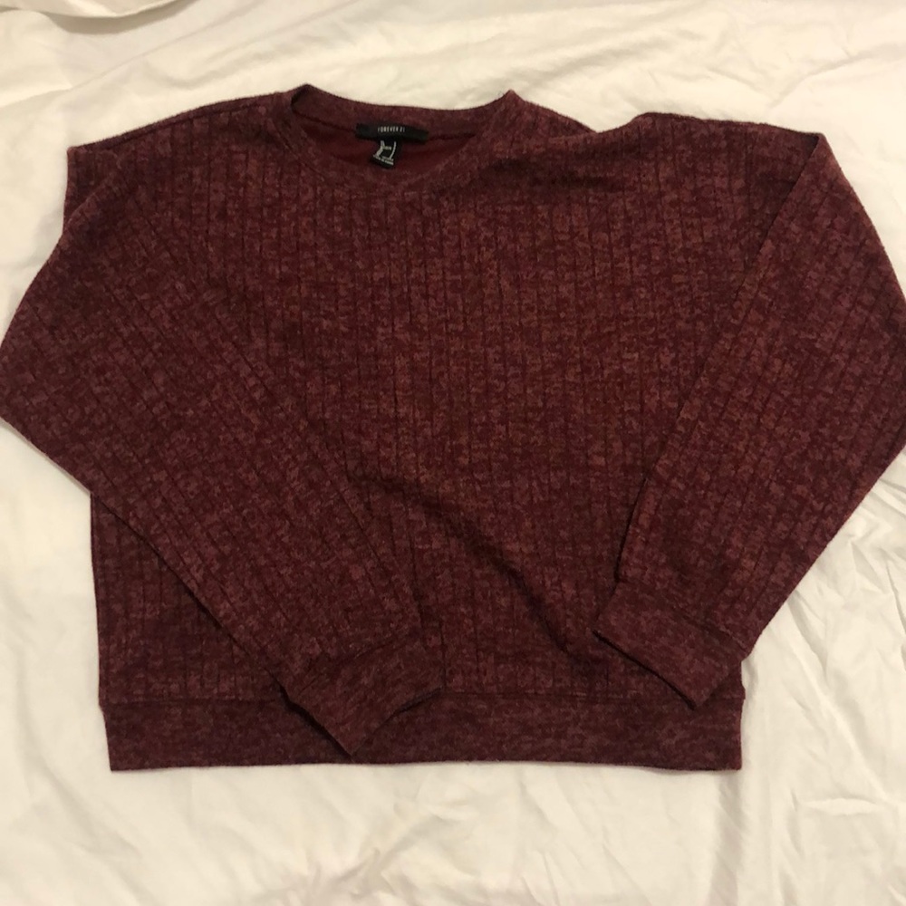 Forever 21 maroon sweater